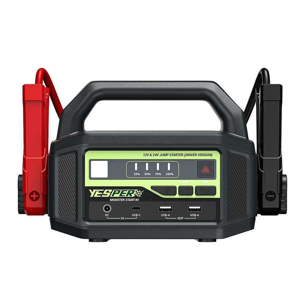 Устройство пусковое портативное бустер Yesper 36400mAh 6000A 12-24V Model: Monster Start №1