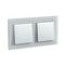 Рамка Systeme Electric ATLASDESIGN Nature 2-постовая стекло белый матовый 38038