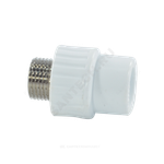 Муфта PP-R комбинированная белая Дн 25х3/4" НР RTP (РосТурПласт) 10665