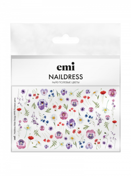 Naildress Slider Design №90 Полевые цветы