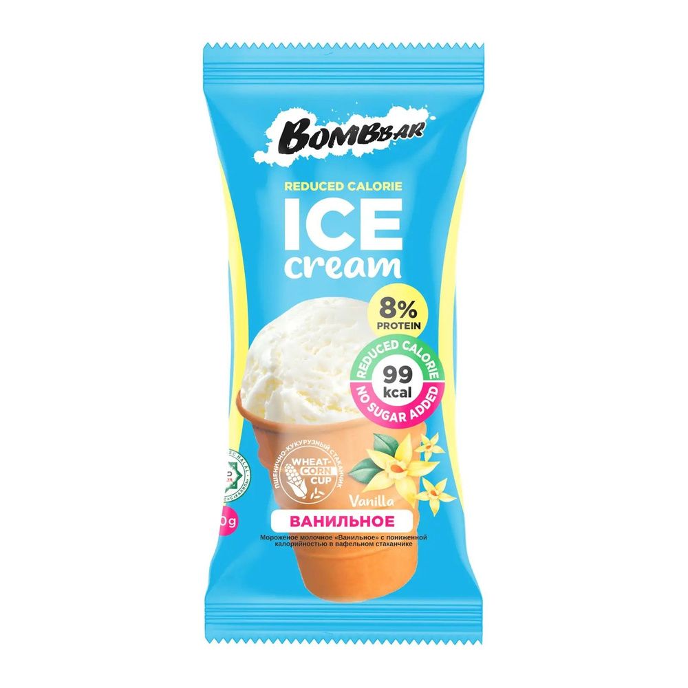 Мороженое Bombbar Ice Cream Ваниль 80 г