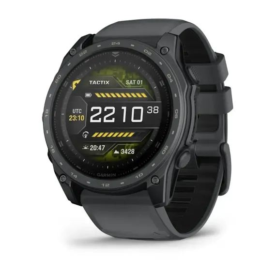 Смарт-часы Garmin tactix 8 (51 мм) AMOLED Cerakote® Coating с Applied Ballistics Ultralight, сланцево-серый
