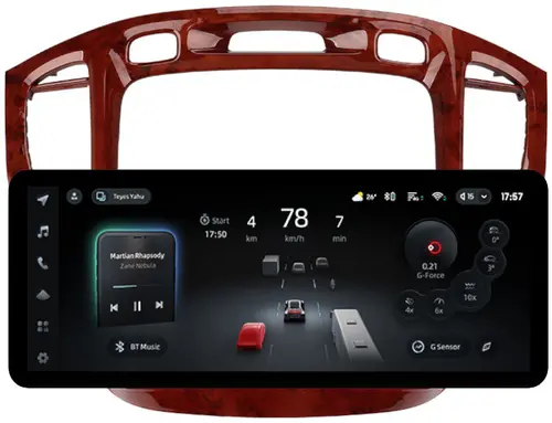 Магнитола для Toyota Highlander 1 XU20 / Kluger / 2000-2007 - Teyes CC4PRO монитор 12.3" 2K QLED + рамка 9, Android 13, Быстрейшая, Snapdragon 778G, ИИ, CarPlay, DSP, 4G SIM-слот
