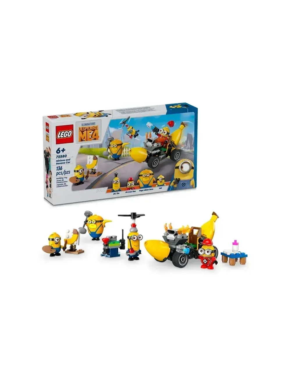 Конструктор LEGO Minions 75580 Миньоны и банановая машина