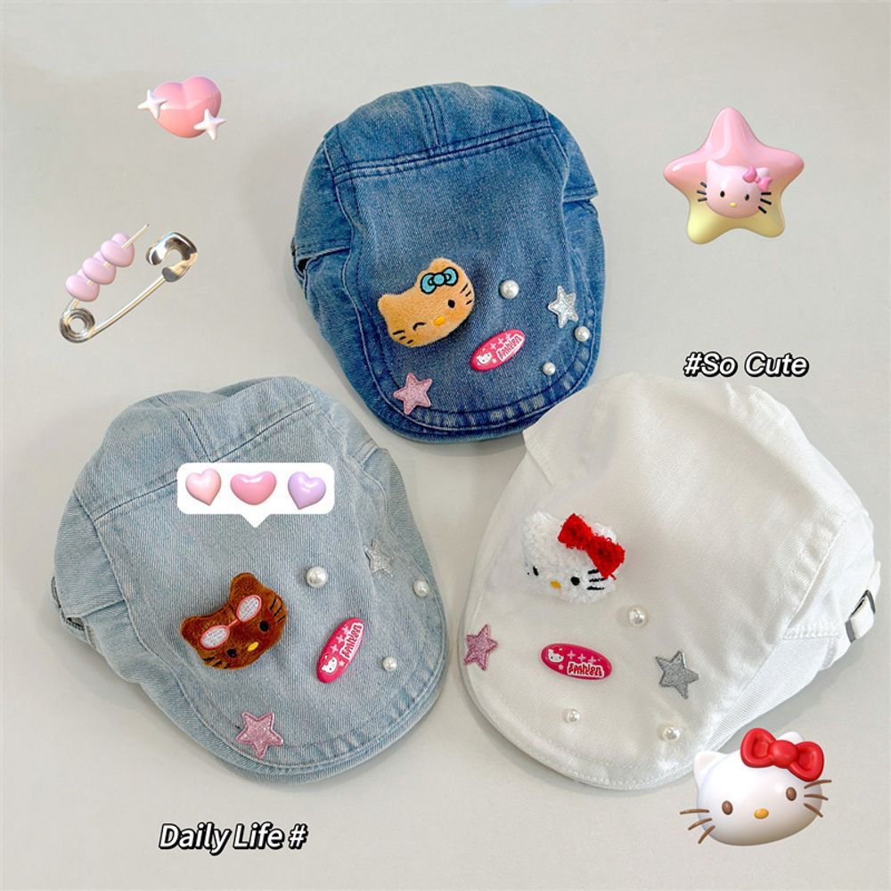 Кепка джинсовая "Hello Kitty"