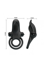 Pretty Love Vibrant Penis Ring III Эрекционное виброкольцо с двойным подхватом