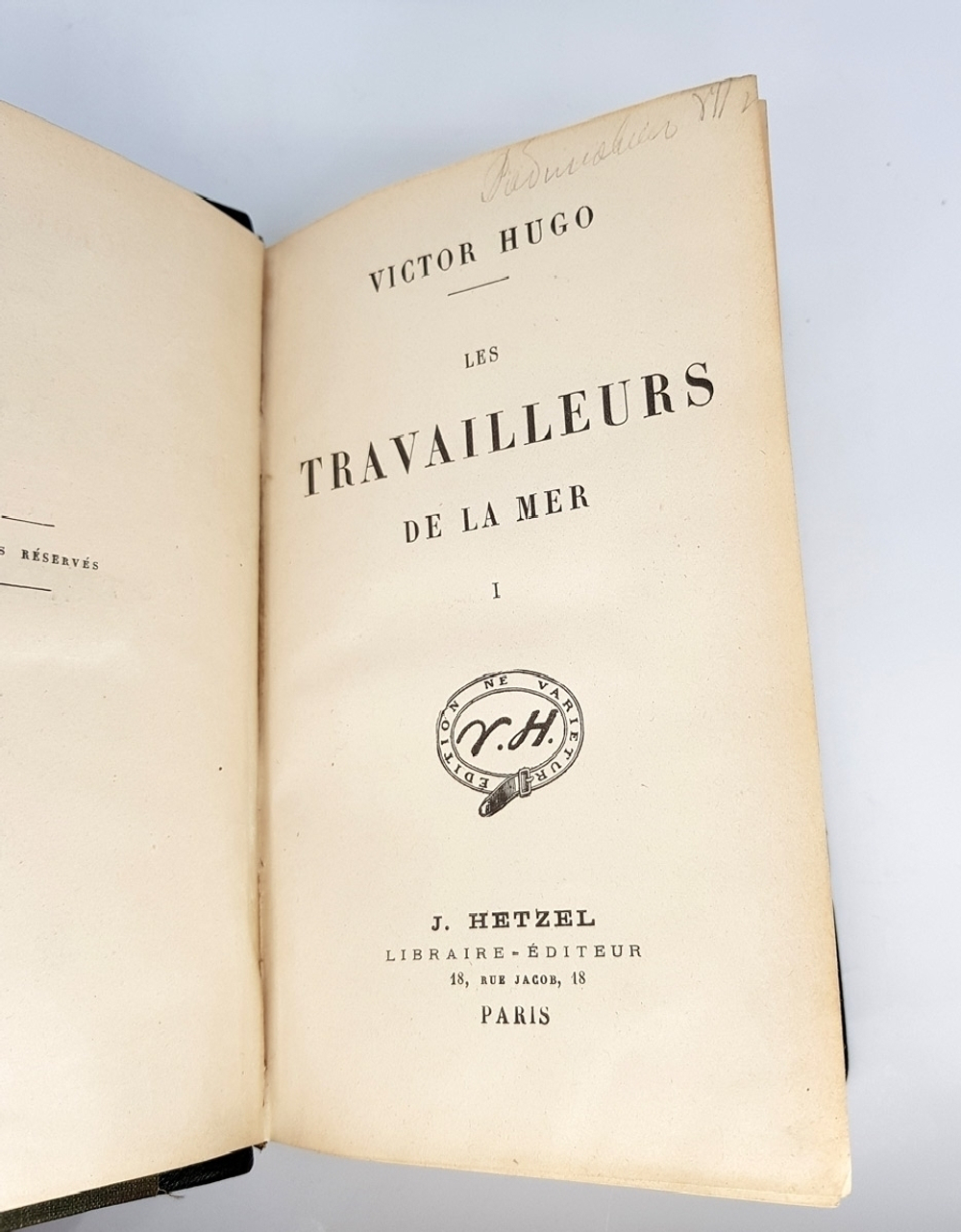 "Les travailleurs de la mer (Труженики моря)". Victor Hugo (Виктор Гюго). 1890г.