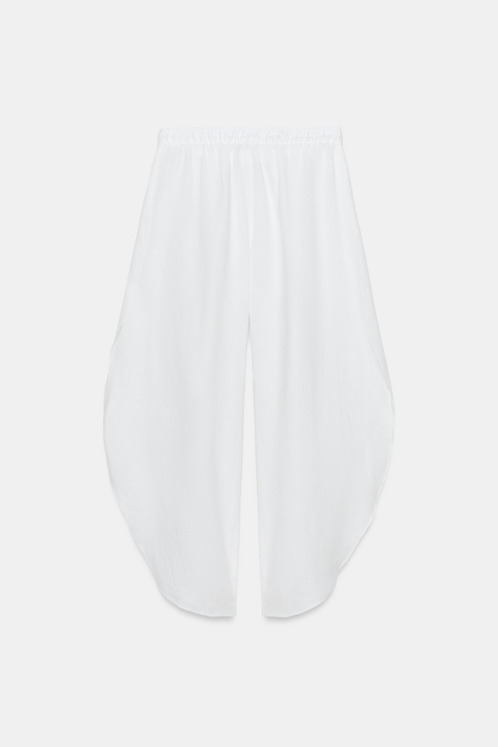 БРЮКИ ИЗ 100% ЛЬНА С РАЗРЕЗАМИ — ZW COLLECTION — ZARA
