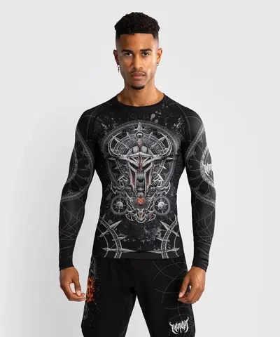 Рашгард Venum Gladiator 5.0 LS Black/Silver