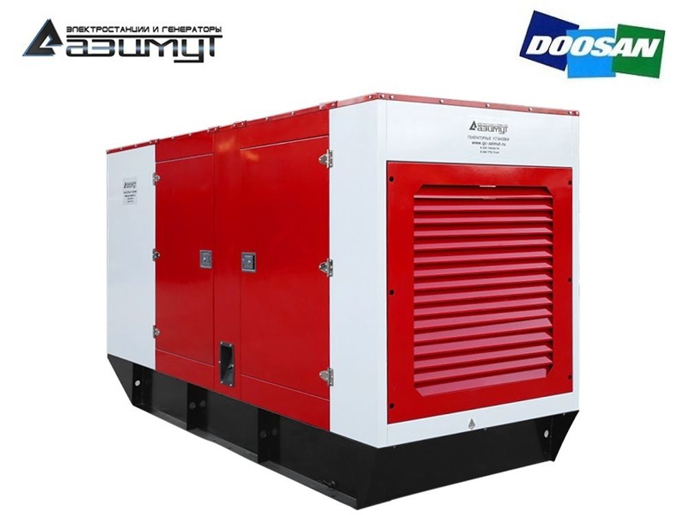 Дизельный генератор Азимут АД-200С-Т400-1РКМ17 Doosan в кожухе Дизельный генератор Азимут АД-200С-Т400-1РКМ17 Doosan в кожухе