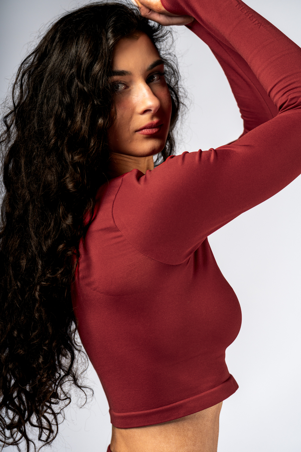 Лонгслив Seamless Long-Sleeve Top POWER 892 Красный