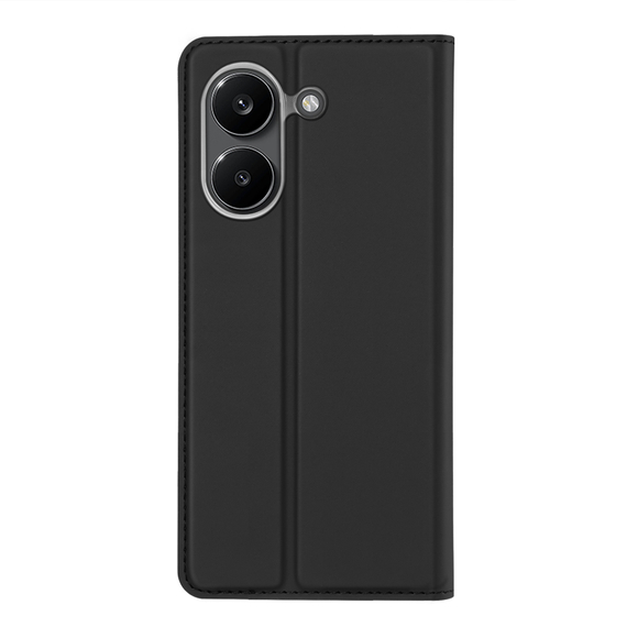 Чехол книжка черного цвета для смартфона Xiaomi Redmi Turbo 5 и Poco X8 Pro, серия Skin Pro Series от Dux Ducis