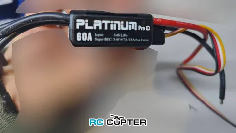 ESC регулятор мотора Hobbywing Platinum V4 60A 3-6S с BEC