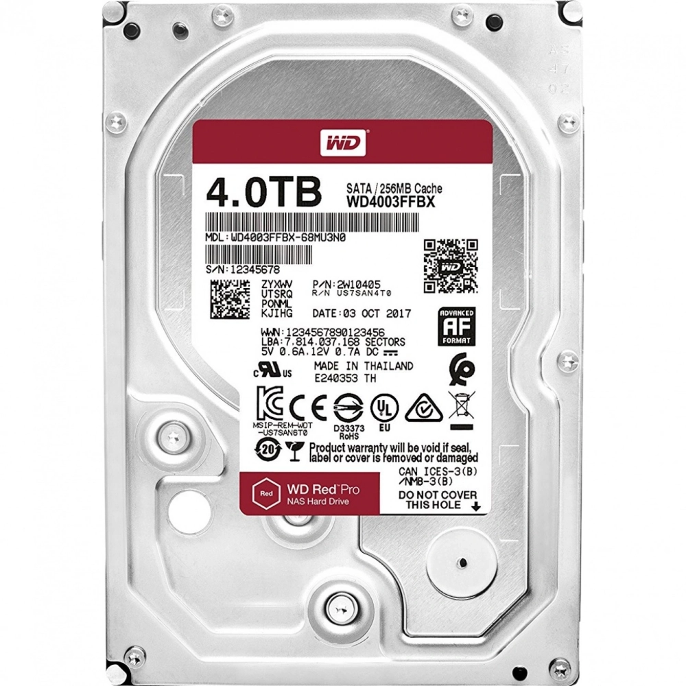 Жесткий диск WD Red Pro 4Tb (WD4003FFBX)