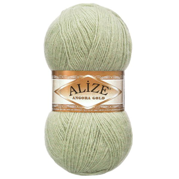 Пряжа Alize (Ализе) Angora Gold / уп.5 мот. по 100 г, 550м, 267 оливковый А