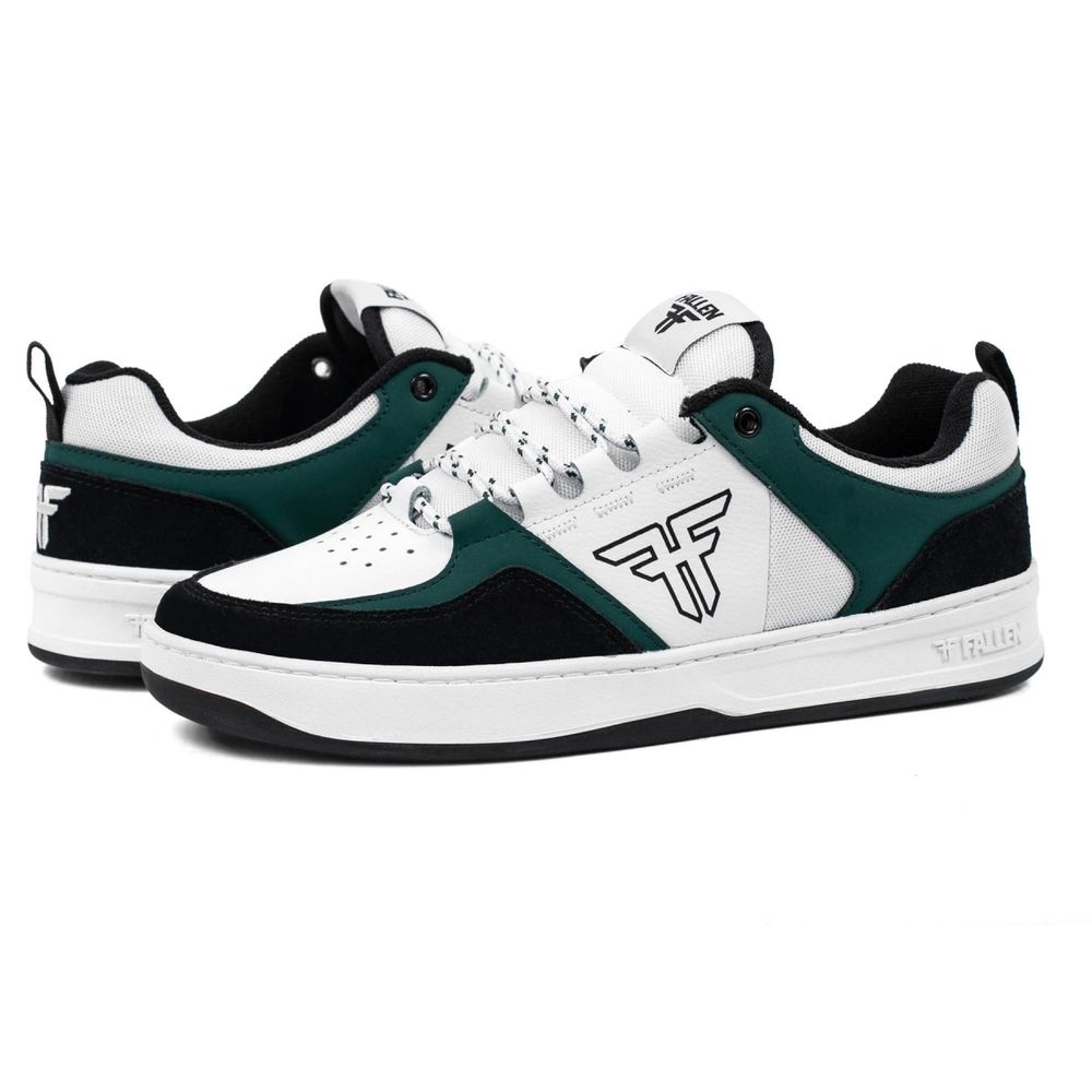 Кеды Fallen THE CREST - WHITE / BLACK / EMERALD