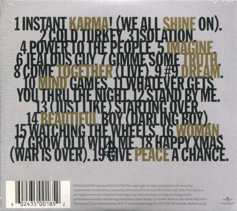 John Lennon / Gimme Some Truth. (CD)