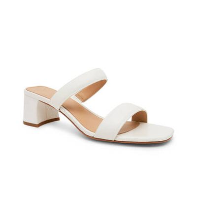 Кожаные сабо на каблуке jules mid Michael Kors - белый(40S3JLMS1L)