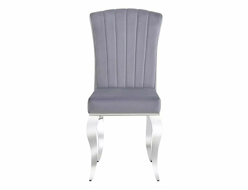 Стул SIGNAL PRINCE Velvet tap. 195 серый/хром