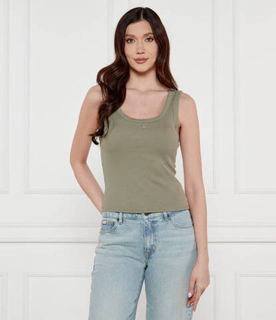 Топ GUESS - зеленый(W3YP68 KA0H1)
