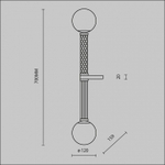 Бра Maytoni Teatro MOD287WL-02BS