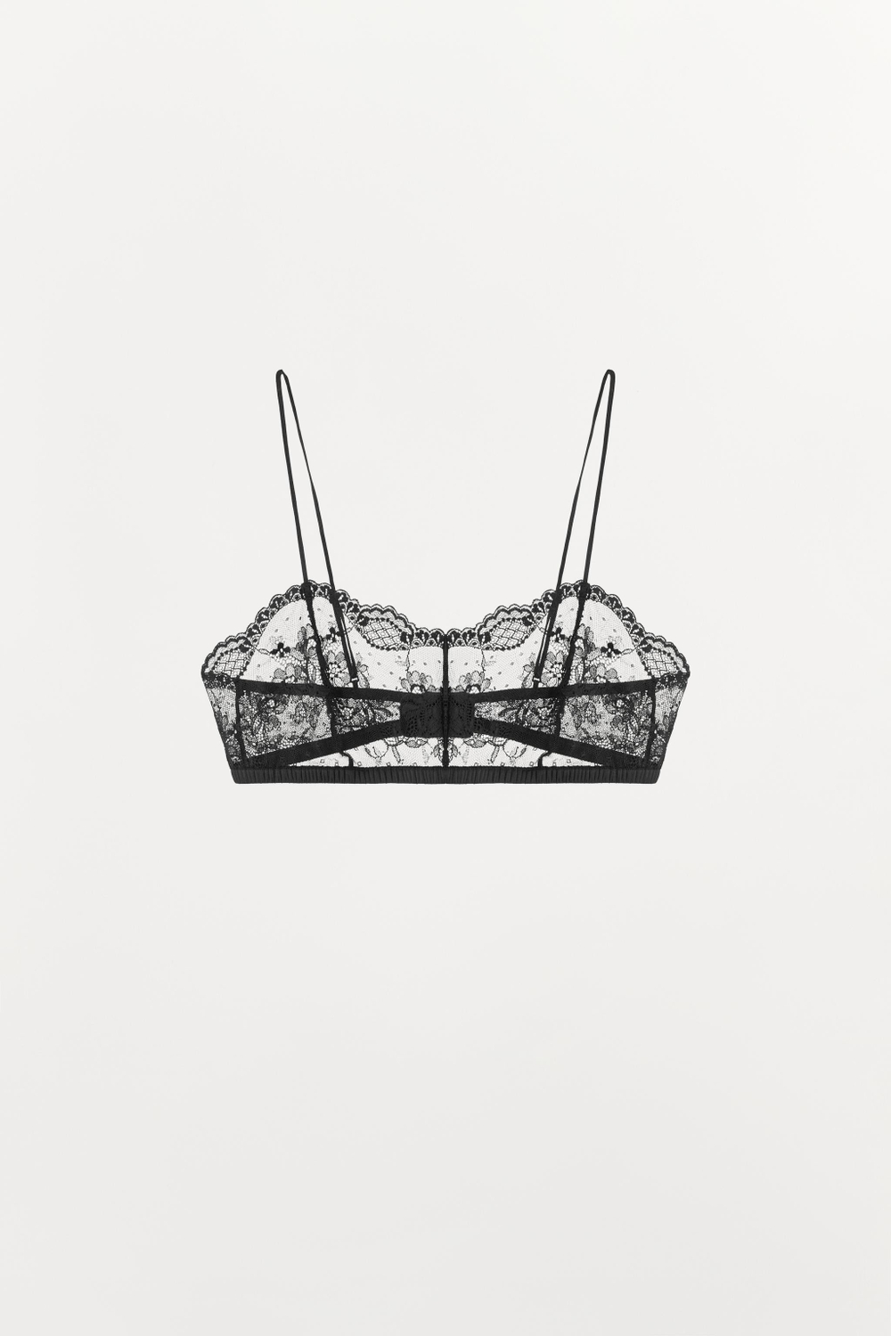 БЮСТГАЛЬТЕР БАНДО ИЗ КРУЖЕВА — ZARA