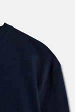 ФУТБОЛКА INTERLOCK С ДЛИННЫМИ РУКАВАМИ — ZARA