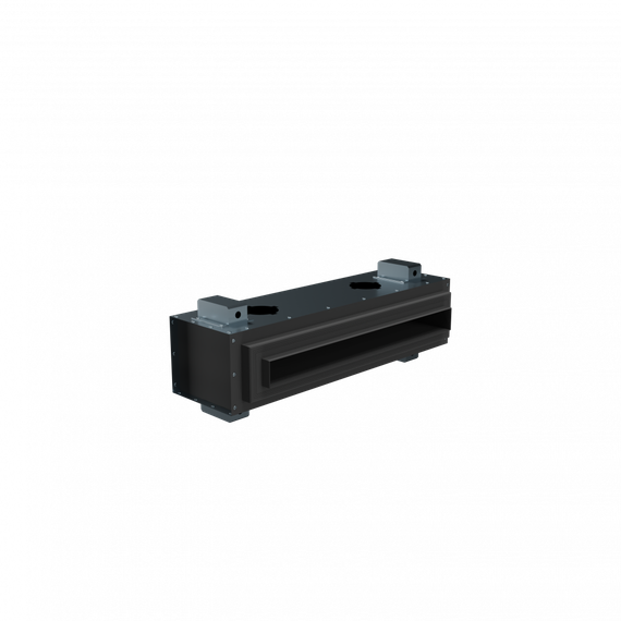 Flexag SH-1-500-25-B щелевой диффузор с КСД под гипсокартон, черный