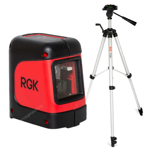 Комплект: лазерный уровень RGK ML-11 + штатив RGK F130, рулетка RGK RM3