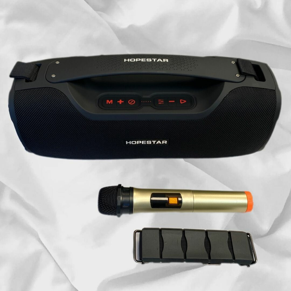 Портативная колонка HOPESTAR A 6 Pro с караоке, 55Вт, беспроводная, Bluetooth