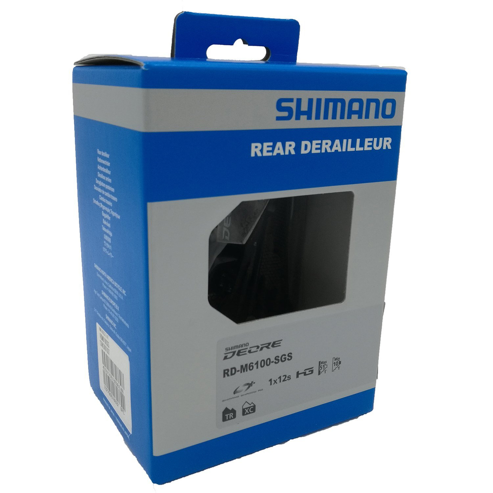 Переключатель задний Deore, M6100, SGS, 12скор. RD+IRDM6100SGS