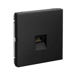 Розетка компьютерная RJ45, Cat 5e Systeme Electric ArtGallery Карбон GAL001083