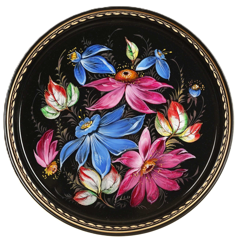 Zhostovo metal tray A9D271125108