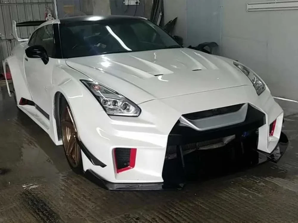 Карбоновый капот для Nissan GT-R R35 Ниссан тюнинг обвес