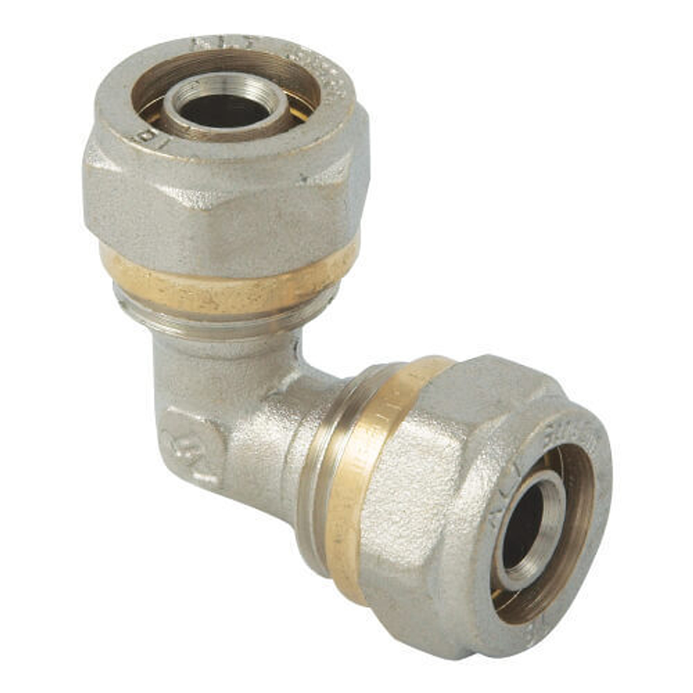 Угольник AltStream цанговый 20x20 соединительный
