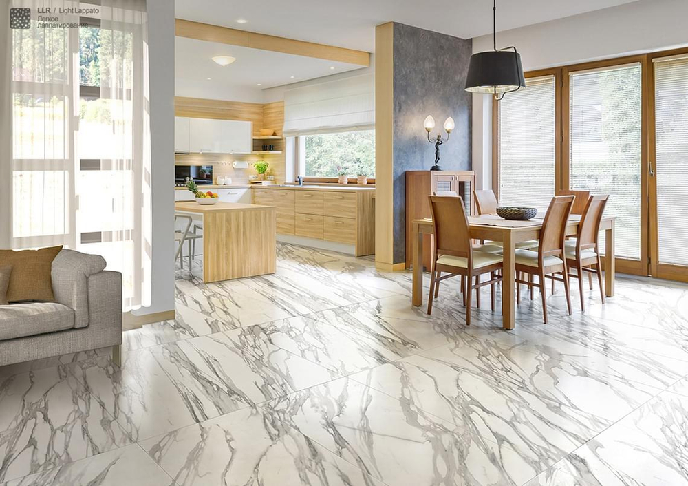 Idalgo Granite Stone Calacatta Жемчуг LLR 60x60