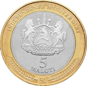 5 малоти 2016 Лесото, 50 лет Независимости