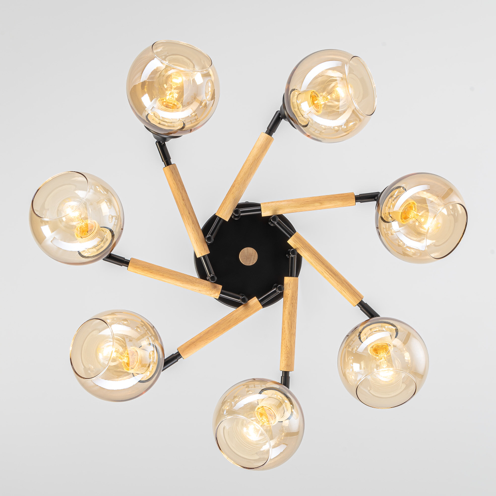 Citilux TIKA CL133171 Люстра поворотная Чёрная