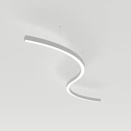 Светильник SP-LINE-HANG ARC-S3535-D1500-124W Warm3000 (WHITE, 230V) (Arlight, Металл)