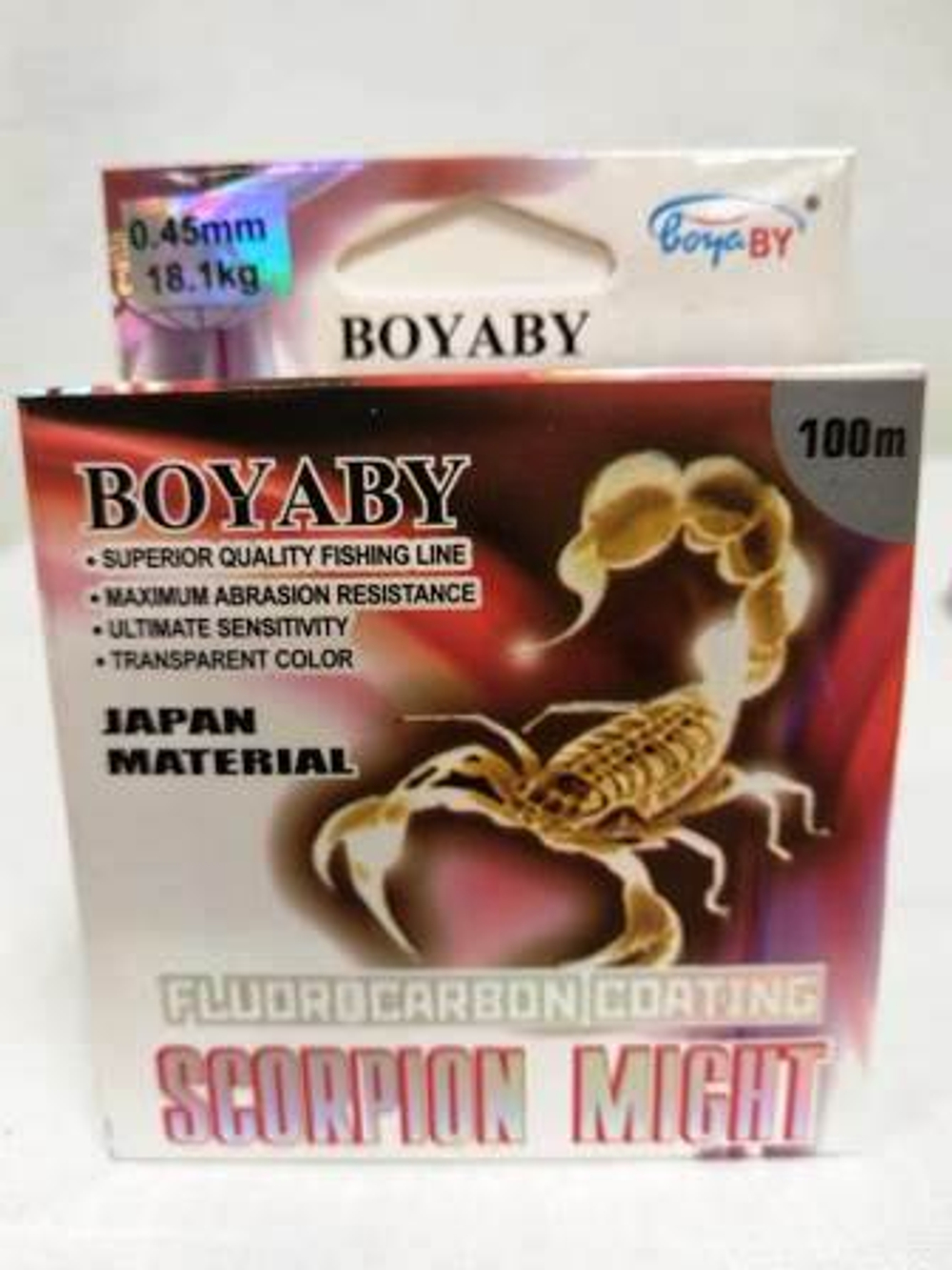 Леска SCORPION MIGHT BOYABY 0.40 - 100 м, (уп/10шт)