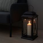 Свеча IKEA FENOMEN (ФЕНОМЕН), Натуральный, 70 часов, 19 см