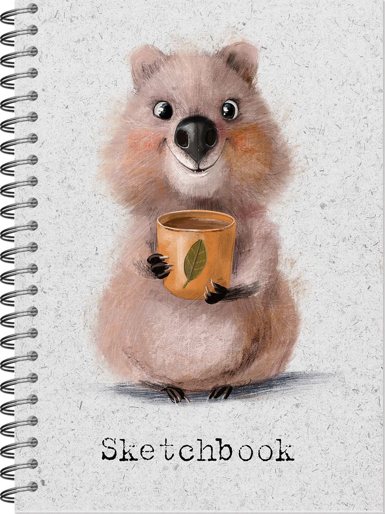 Блокнот для зарисовок SKETCHBOOK А5 с жесткой ламинированной обложкой 60л. КУОКА КОФЕМАН Блокнот для зарисовок SKETCHBOOK А5 с жесткой ламинированной обложкой 60л. КУОКА КОФЕМАН