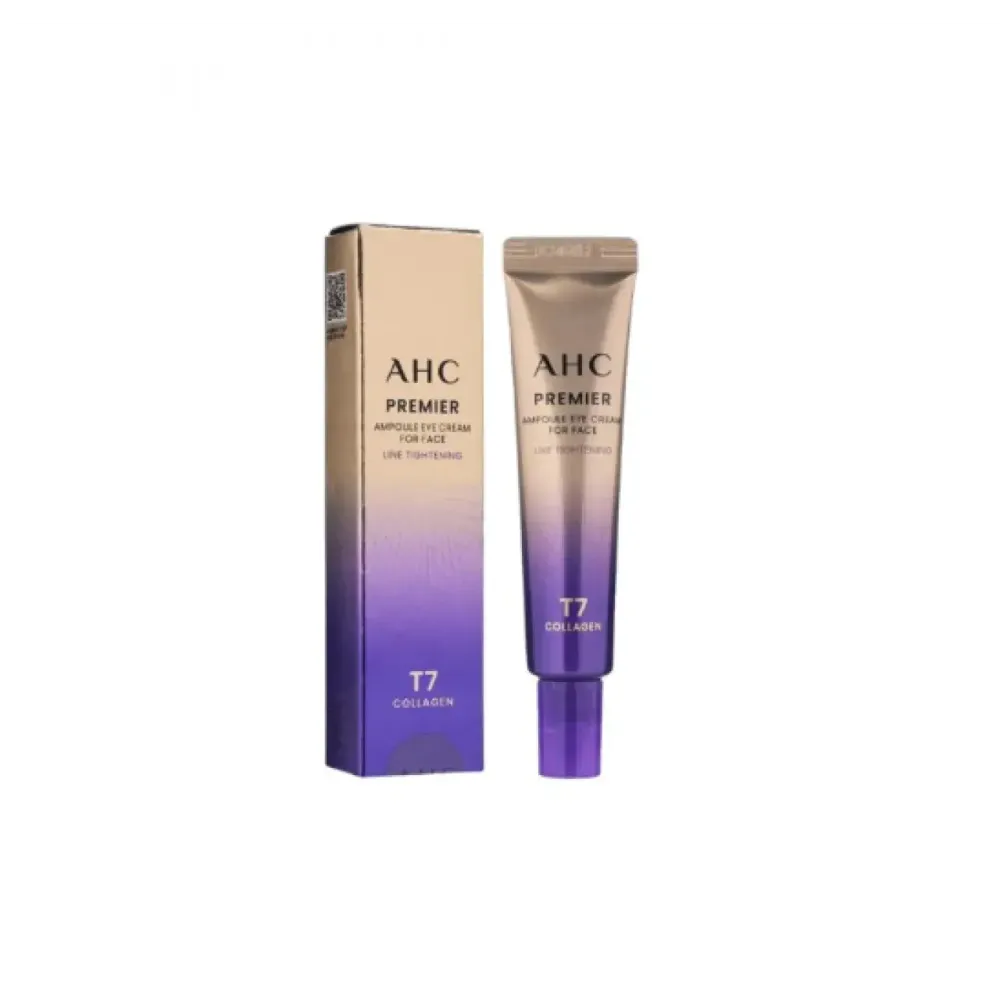 AHC Premier Ampoule Eye Cream For Face Line Tightening Mini — антивозрастной крем для лица и кожи вокруг глаз с лифтинг-эффектом, 12 мл. (Срок годности до 10.12.2027)