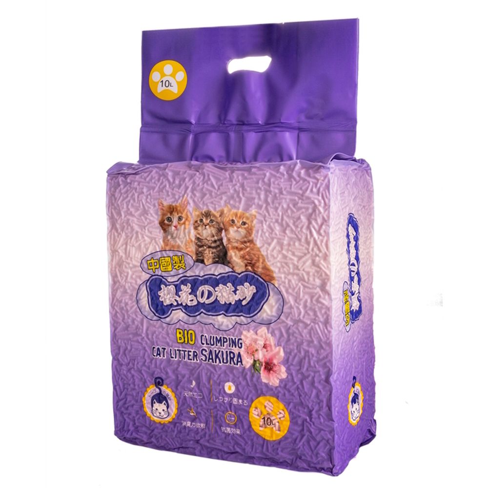 Наполнитель для кошачьего туалета, HAKASE AREKKUSU, Сакура