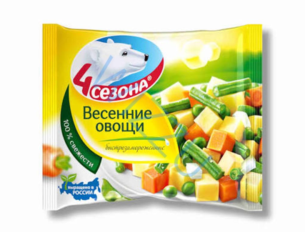 Весенние овощи  400гр "4 сезона"