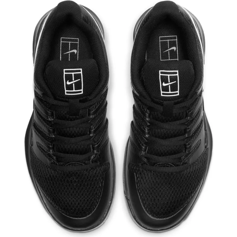 Детские теннисные кроссовки Nike JR Vapor X - black/white/volt