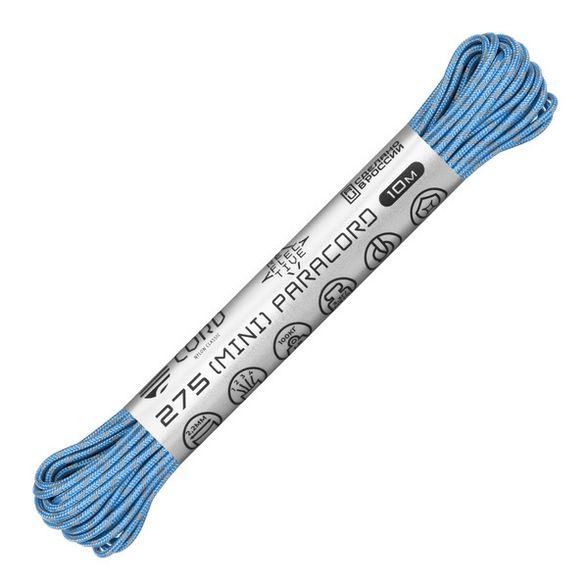 Цена наПаракорд 275 световозвращающий Carolina blue, 10 м
