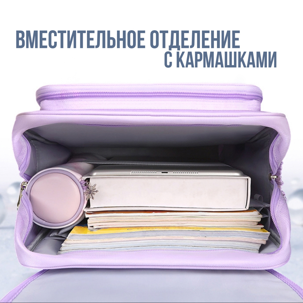 Ранец Disney «Холодное Сердце», син.
