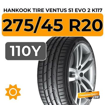 Hankook Tire Ventus S1 Evo 2 K117 SUV 275/45 R20 110Y XL