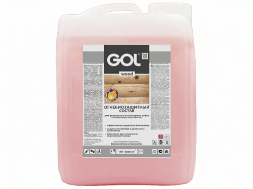 Wd.260-5.1 (GOLwood) ОГНЕБИОЗАЩИТА красная 5кг